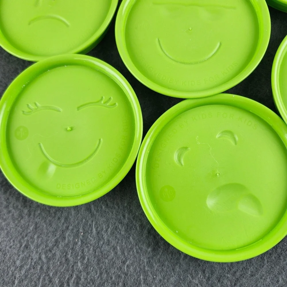 Pampered Chef Set‎ of 7 Green Round 3.5